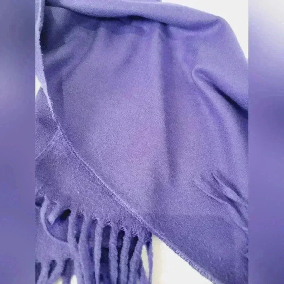 Bright Purple Classic Cashmink Scarf vintage - Picture 10 of 14